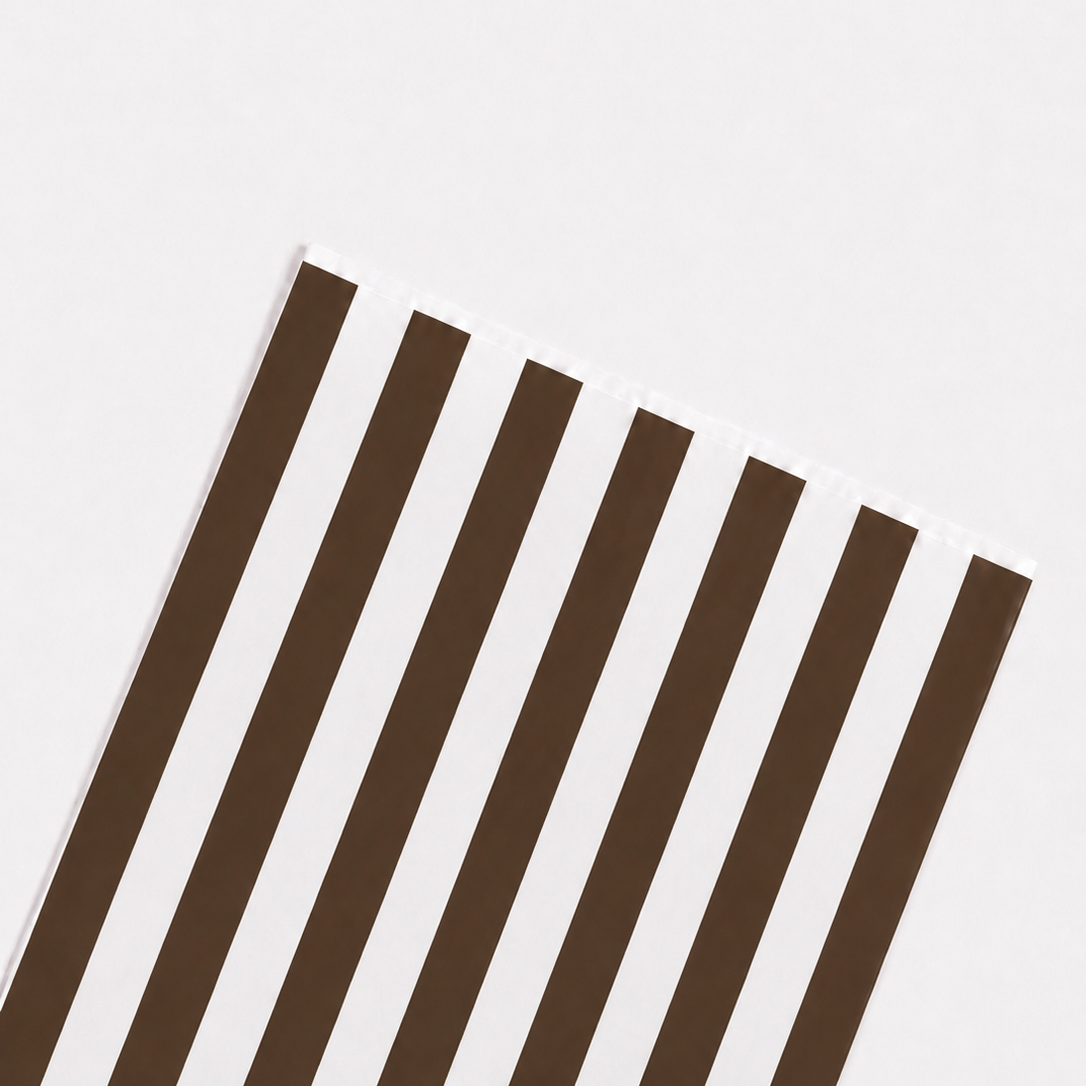 Sobres Celulosa Large 24+9,5x42 100u. STRIPES Chocolat