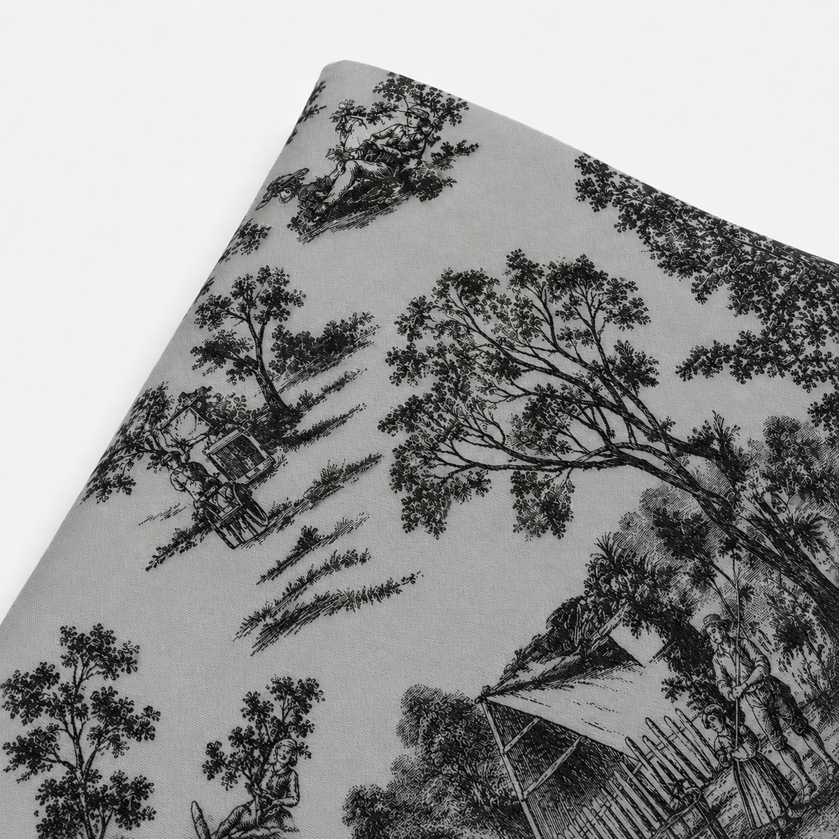 Papel Seda 500 Hojas 62x86cm VINTAGE GARDEN Gris Hielo/Negro
