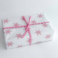 Bobine de cellulose 70 cm x 100 m SNOWFLAKE Rose Bonbon