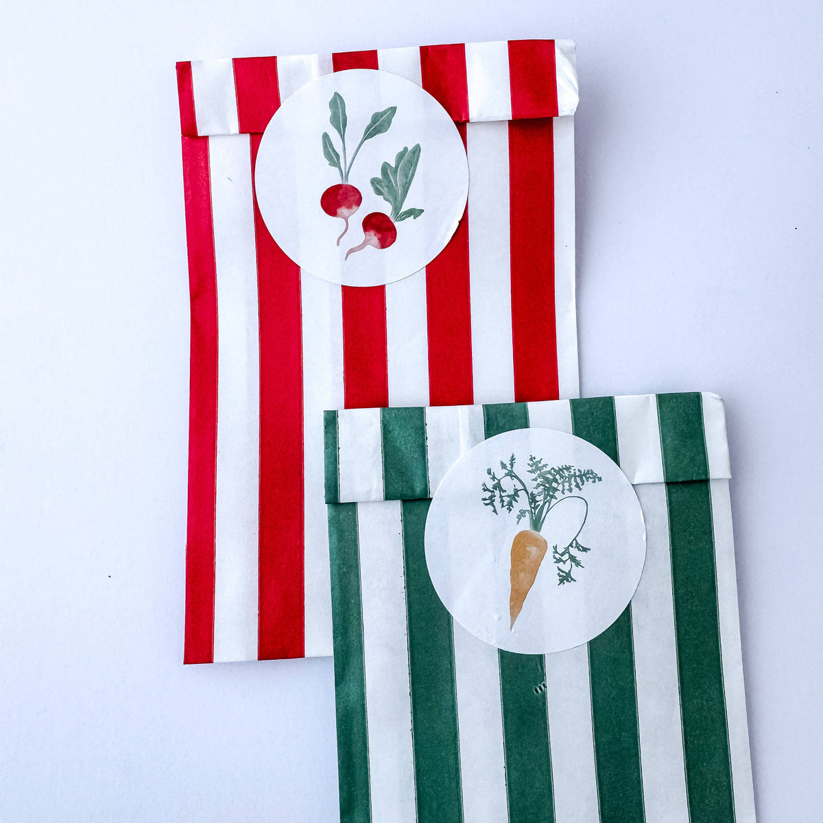 Sobres Celulosa Remini 9x17cm 100u MINISTRIPES Rojo