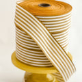 Cotton Ribbon 13 MAXI 55mm x 50m Mustard/Crema
