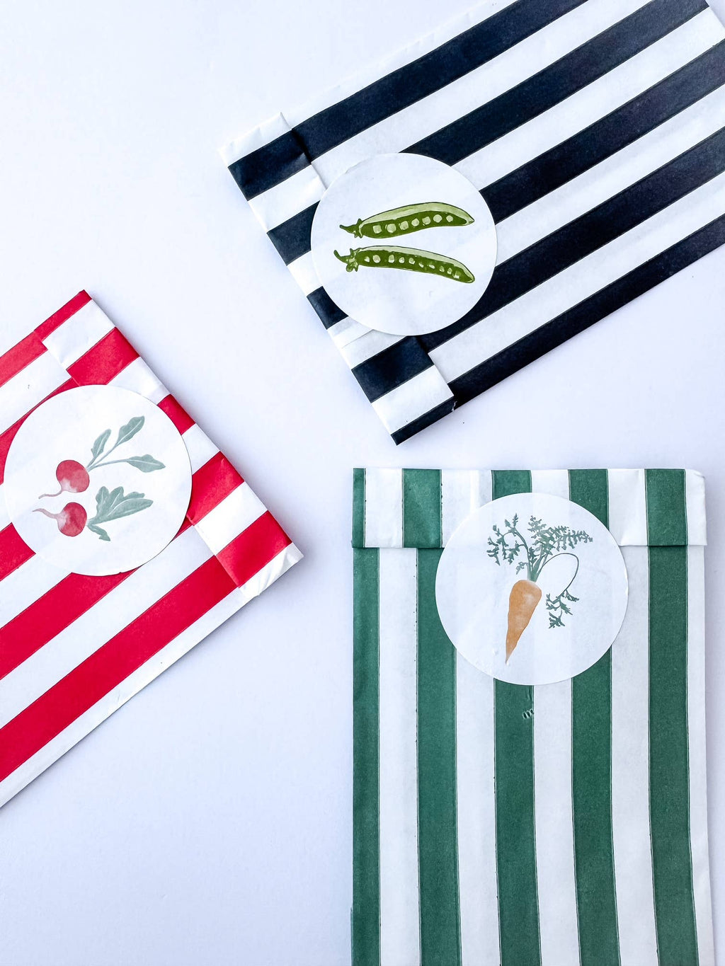 Sobres Celulosa Remini 9x17cm 100u MINISTRIPES Verde Vinta