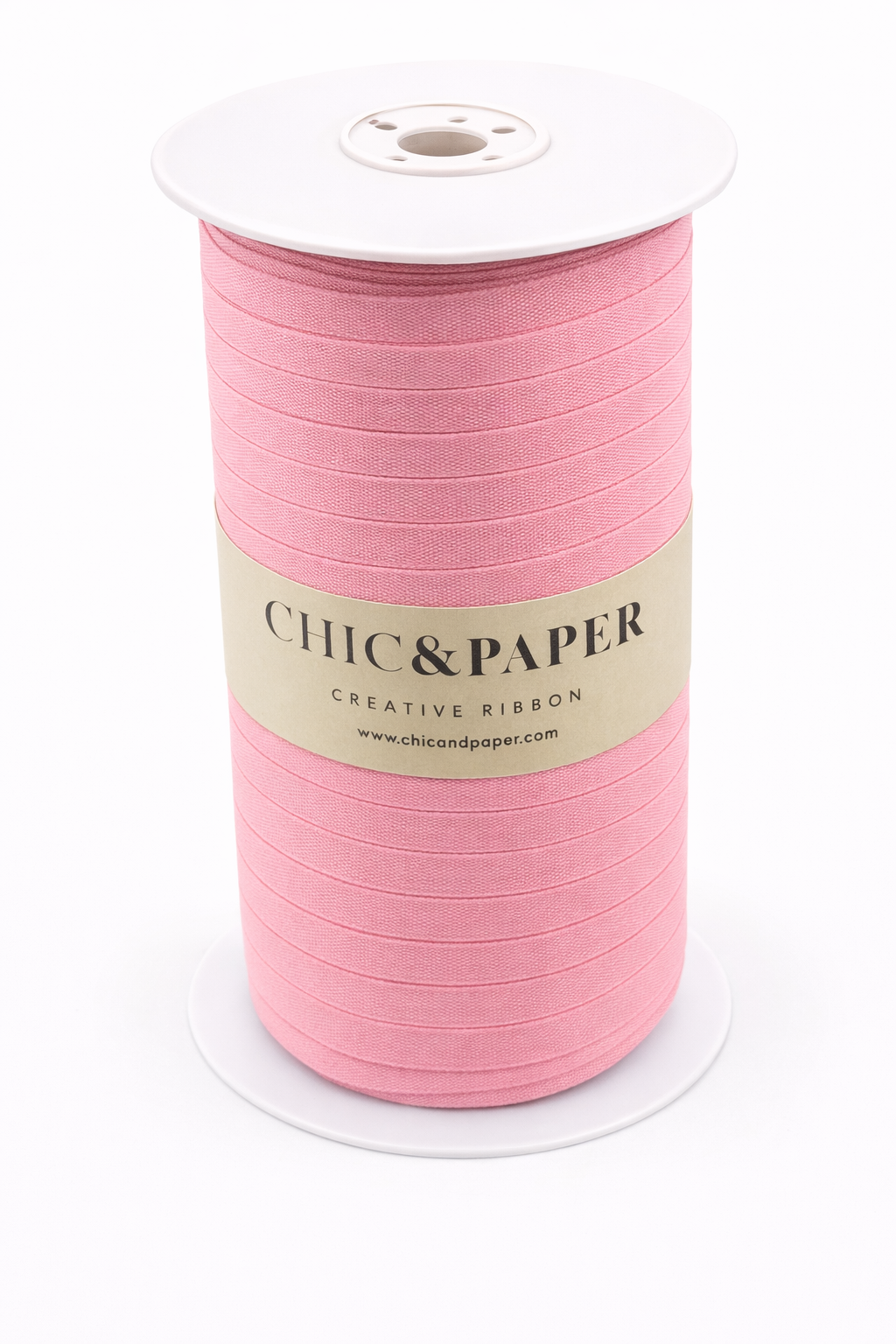 Cotton Ribbon UNICOLOR XL 15mm x 250m Candy Pink