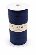 Cotton Ribbon UNICOLOR XL 15mm x 250m Navy