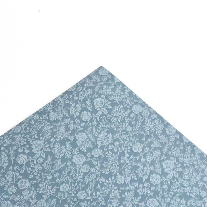 Papel Seda 25 hojas 86x62cm LIBERTY Azul Vintage/Blanco
