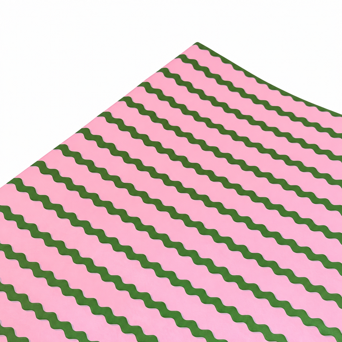 Tissue Paper 25 sheets 62x86cm ONDULINA Candy Pink/Green Grass