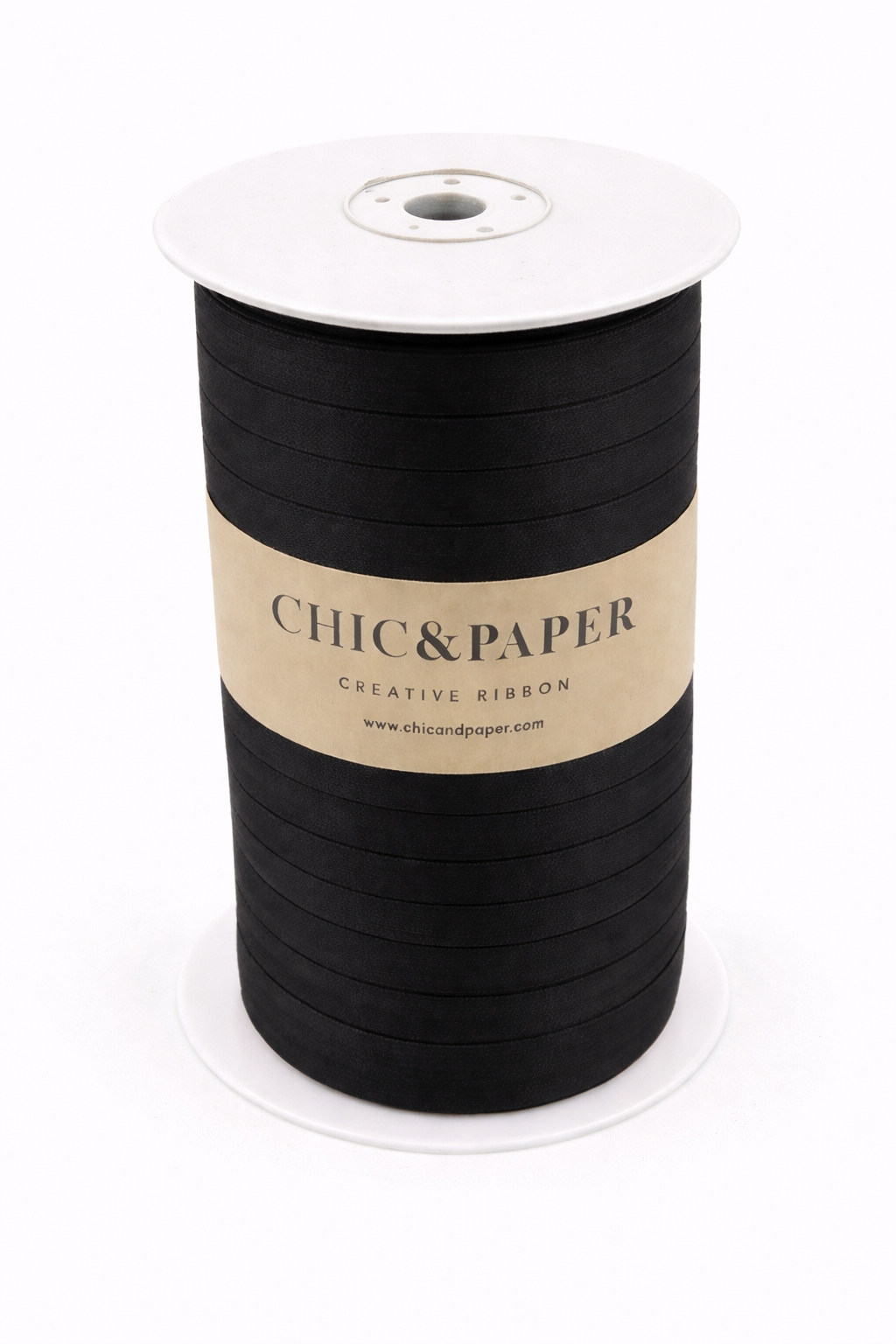 Cotton Ribbon UNICOLOR XL 15mm x 250m Negro