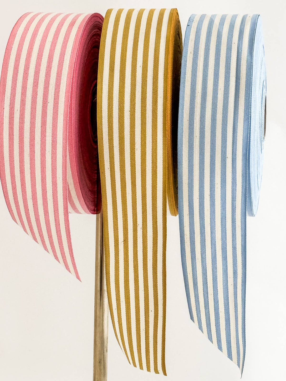 Cotton Ribbon 13 MAXI  55mm x 50m Candy Pink/Crema