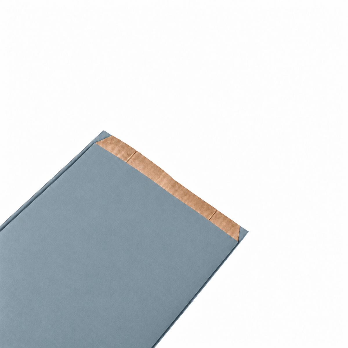 Mini enveloppes kraft 12 + 4,5 x 23 cm 100u LISSE Bleu Vintage