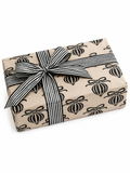 Bobina Kraft 70cm x 100m XMAS BALL Blanco/Chocolat