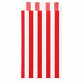 Remini Cellulose Envelopes 9x17cm 100pk MINISTRIPES Red