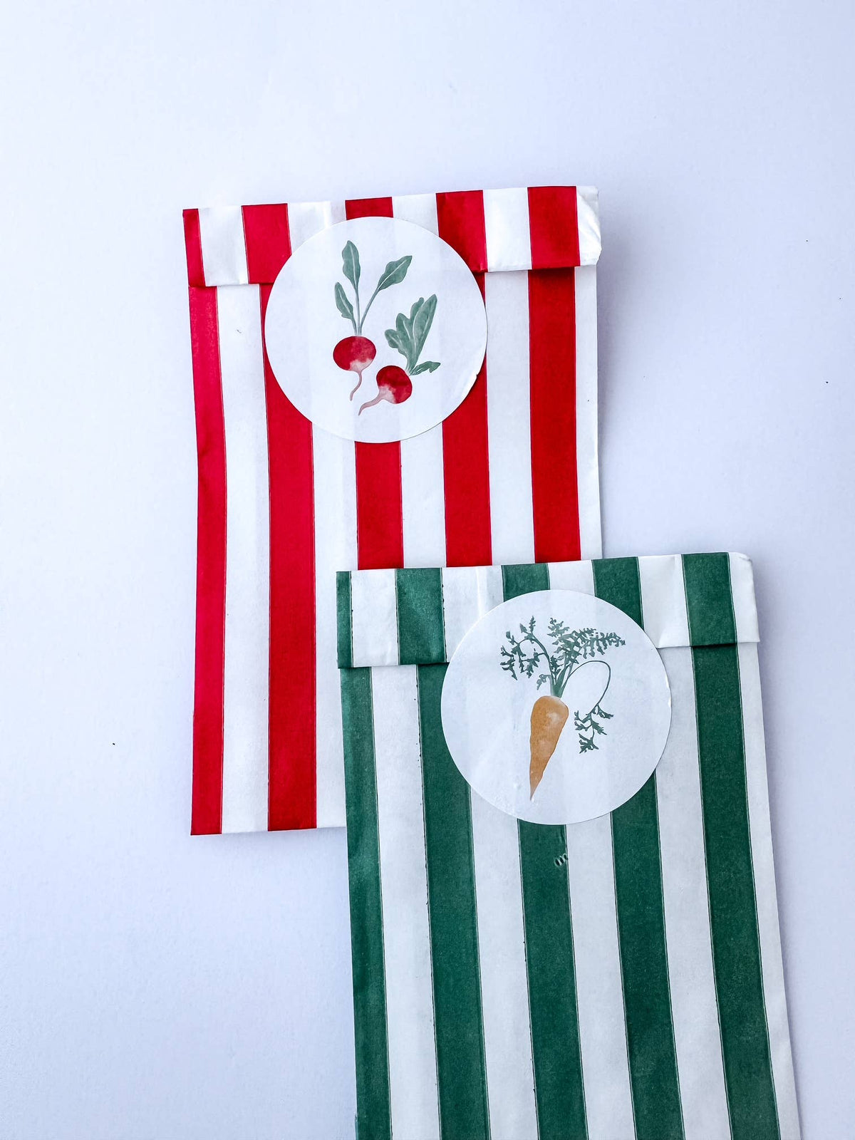 Sobres Celulosa Remini 9x17cm 100u MINISTRIPES Verde Vinta