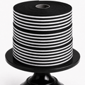 Cotton Ribbon 13 MINI 35mm x 50m Negro/Crema