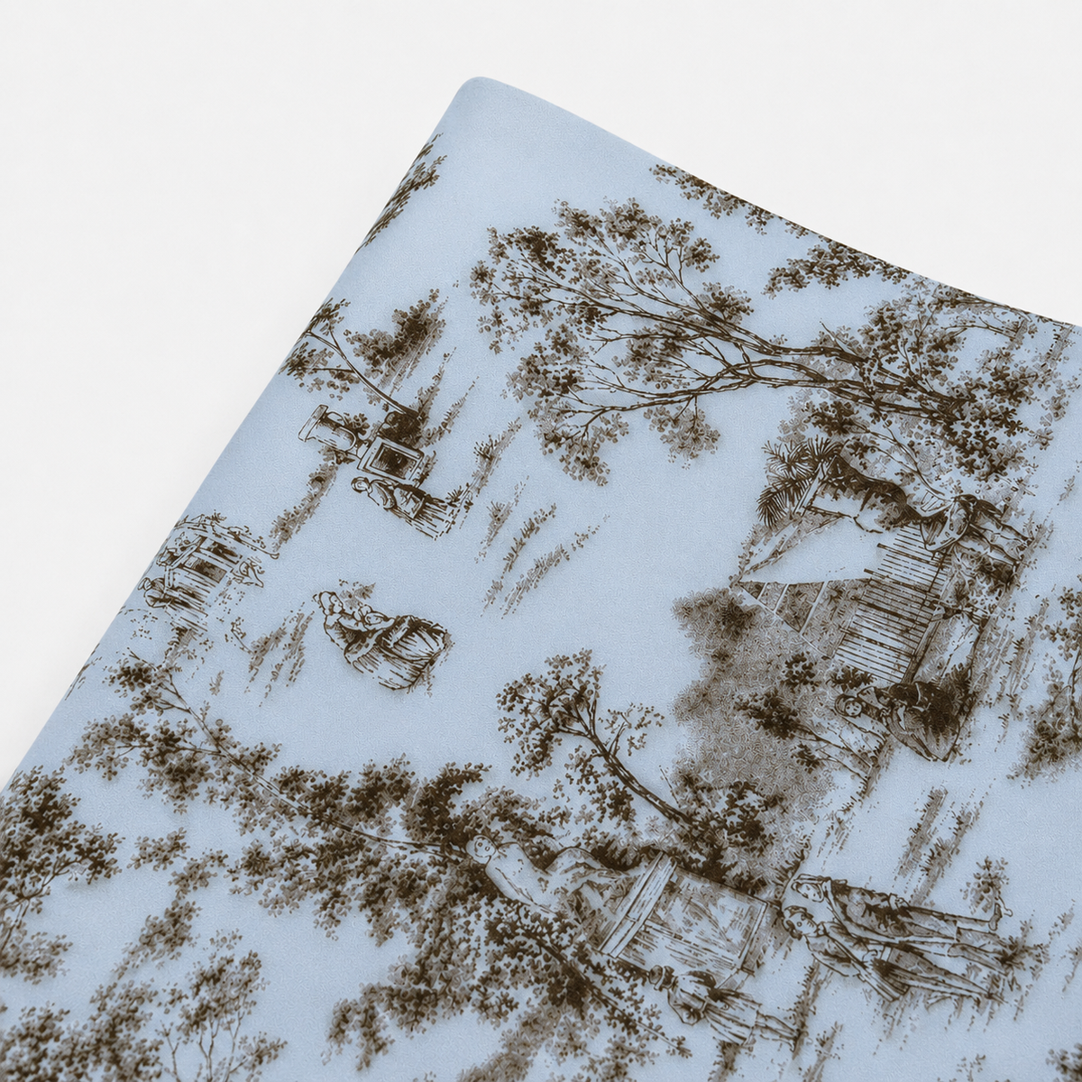 Papel Seda 500 Hojas 62x86cm VINTAGE GARDEN Azul Vintage/Chocolat