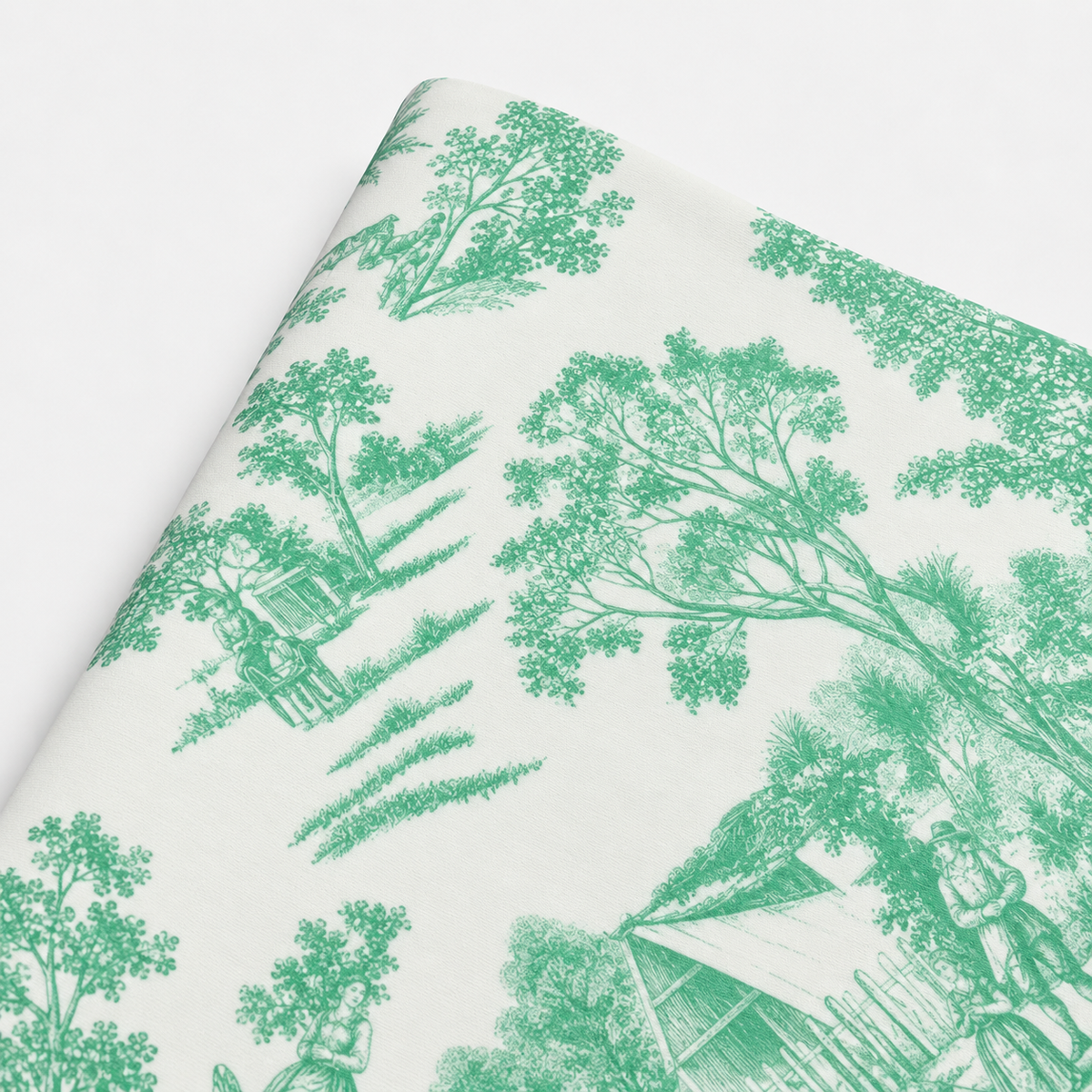 Papier de soie 25 feuilles 62x86cm VINTAGE GARDEN Aquamarine