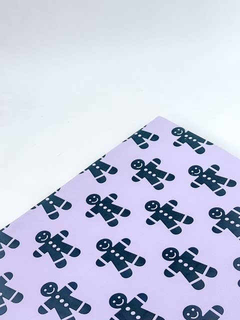 Papel Seda 500 Hojas 62x86cm GINGER Lavanda/Verde Bosque
