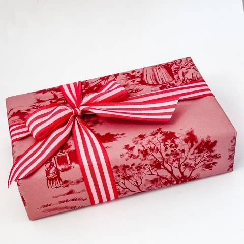 Bobina Kraft 70cm x 100m VINTAGE GARDEN Candy Pink/Rojo