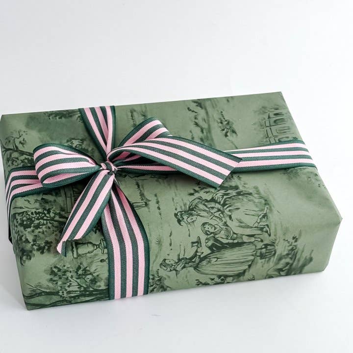 Bobina Kraft 70cm x 100m VINTAGE GARDEN Verde V./Verde B