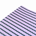 Papel Seda 25 hojas 62x86cm ONDULINA Lavanda/Verde Bosque