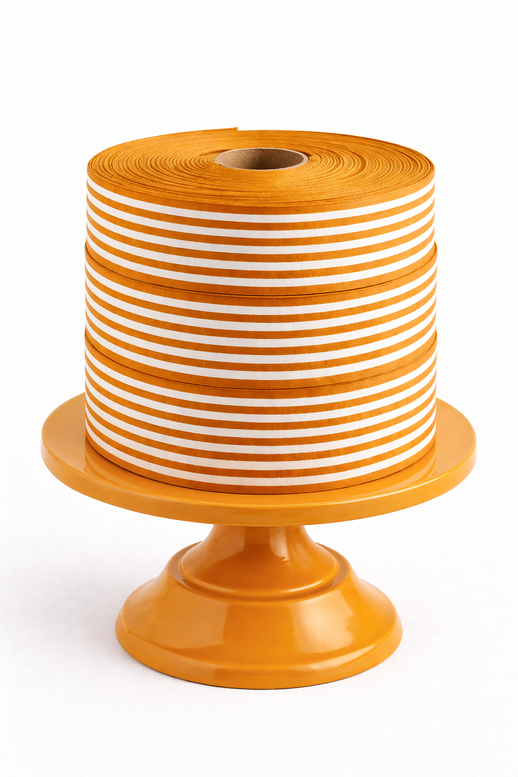 Cotton Ribbon 13 MINI 35mm x 50m Orange/Crema