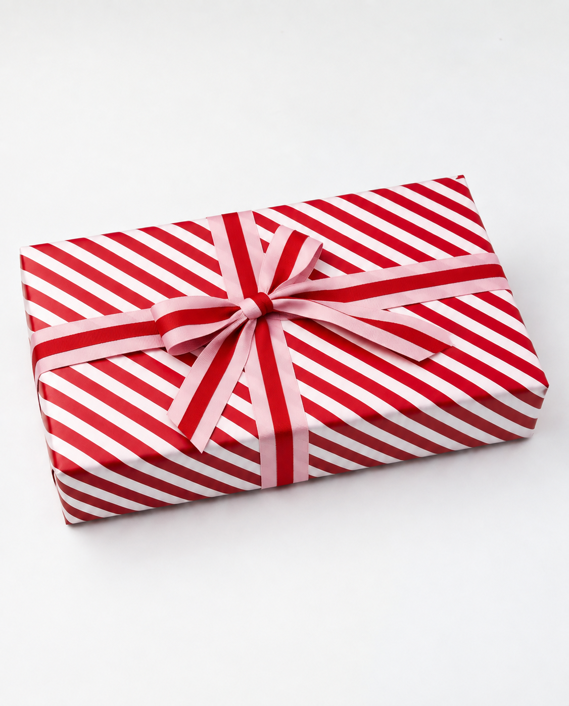 Cinta de algodón TRICOLOR XL 15mm x 250m Rojo Navidad