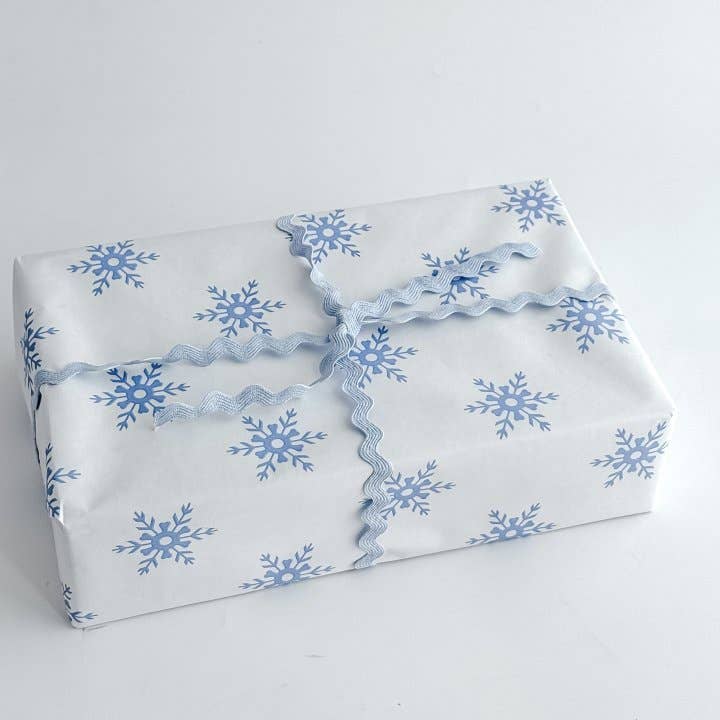 Bobina Celulosa 70cm x 100m SNOWFLAKE Azul Celeste