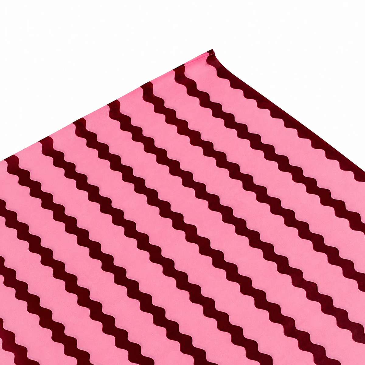 Papel Seda 25 hojas 62x86cm ONDULINA Candy Pink/Burdeos