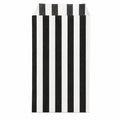 Remini Cellulose Envelopes 9x17cm 100pk MINISTRIPES Black