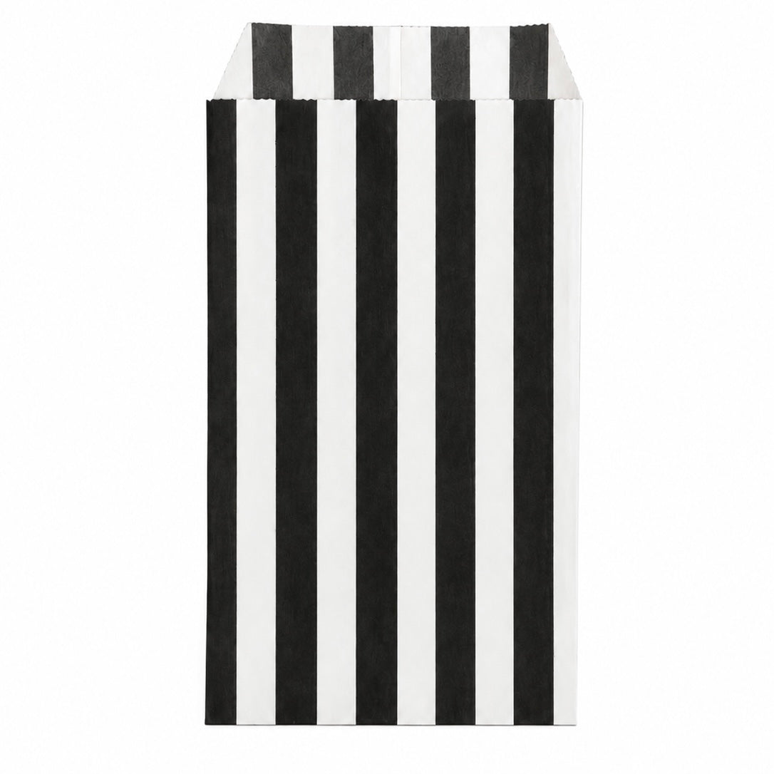 Remini Cellulose Envelopes 9x17cm 100pk MINISTRIPES Black