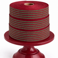 Cotton Ribbon 13 MINI 35mm x 50m Burdeos/Verde Bosque