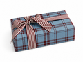 Bobina Kraft 70cmx100m TARTAN Azul Vintage/Rojo