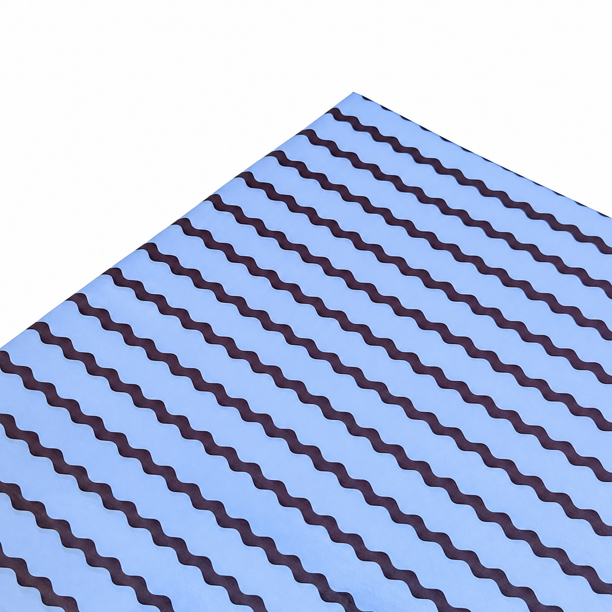 Tissue Paper 25 sheets 62x86cm ONDULINA Light Blue/Chocolate
