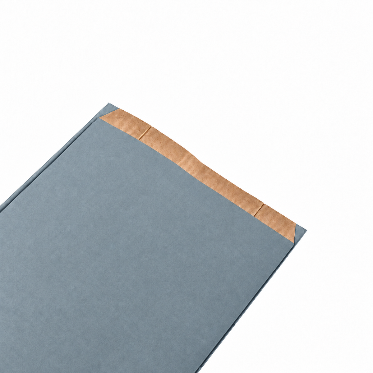 Sacs kraft moyen 19 + 5 x 35 cm 100u LISSE Bleu Vintage