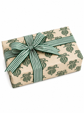 Bobina Kraft 70cm x 100m XMAS BALL Blanco/Verde Vintage