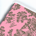 Tissue Paper 25 sheets 62x86cm VINTAGE GARDEN Candy Pink/Forest Green