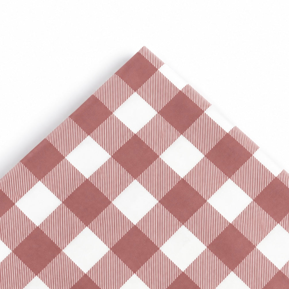 Papier de soie 25 feuilles 62x86cm VICHY Rose Vintage