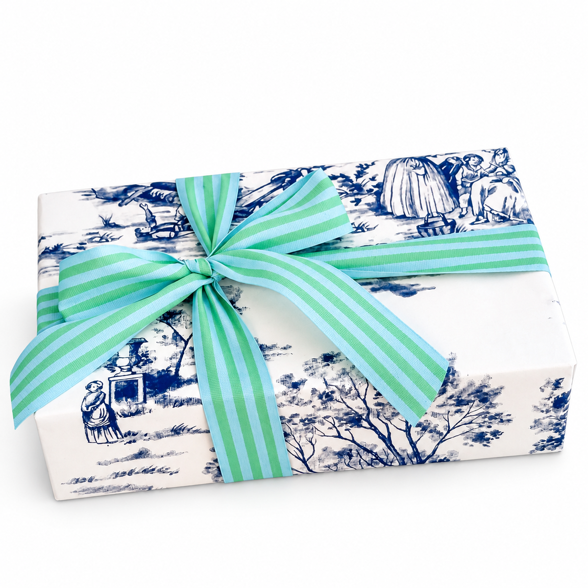 Luxury Roll 70cm x 100m VINTAGE GARDEN Navy