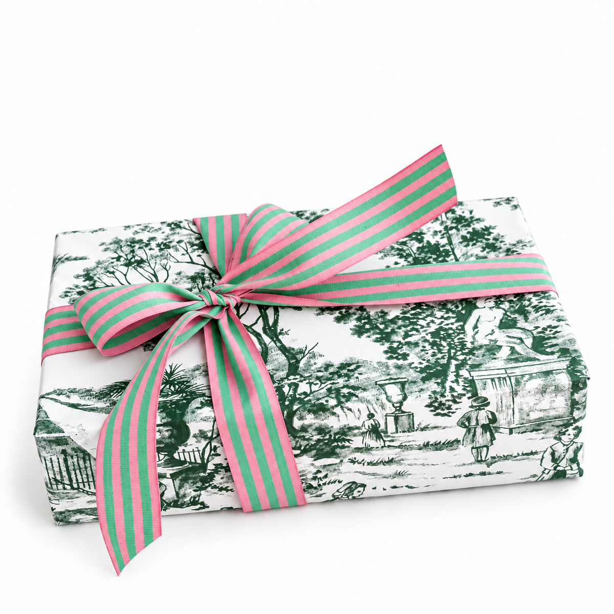 Luxury Roll 70cm x 100m VINTAGE GARDEN Vintage Green