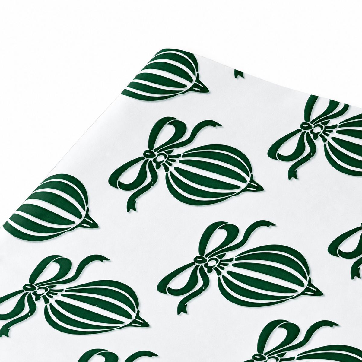 Tissue Paper 25 Sheets 62x86cm Vintage Green XMAS BALL