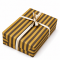 Bobina Kraft 70cm x 100m MINISTRIPES Mustard/Gris