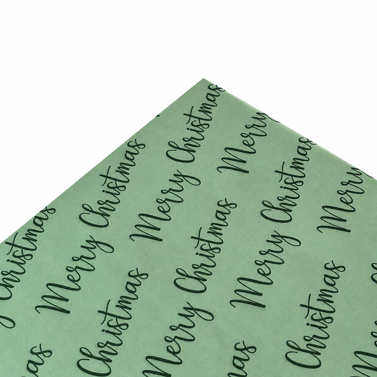 Papel Seda 25 hojas 86x62cm MERRY CHRISTMAS Verde V/Verde B