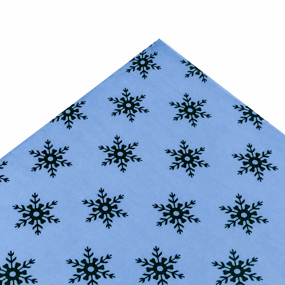 Papel Seda 25 hojas 62x86cm SNOWFLAKE Azul Celeste/Verde B.