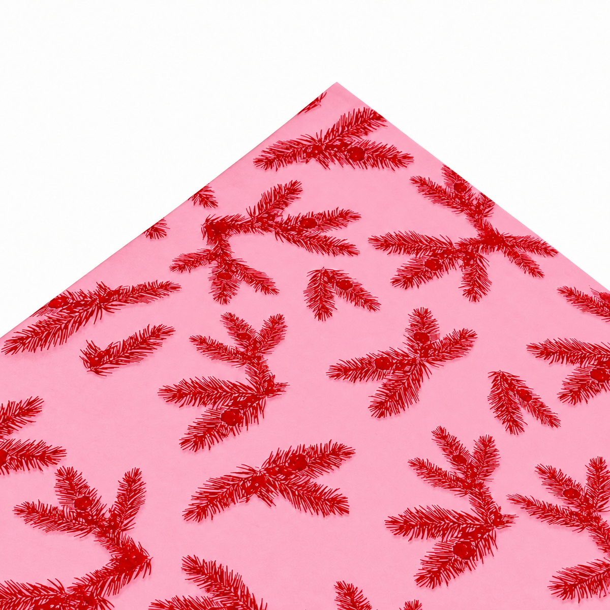 Papel Seda 25 hojas 86x62cm ABETO Candy Pink/Rojo