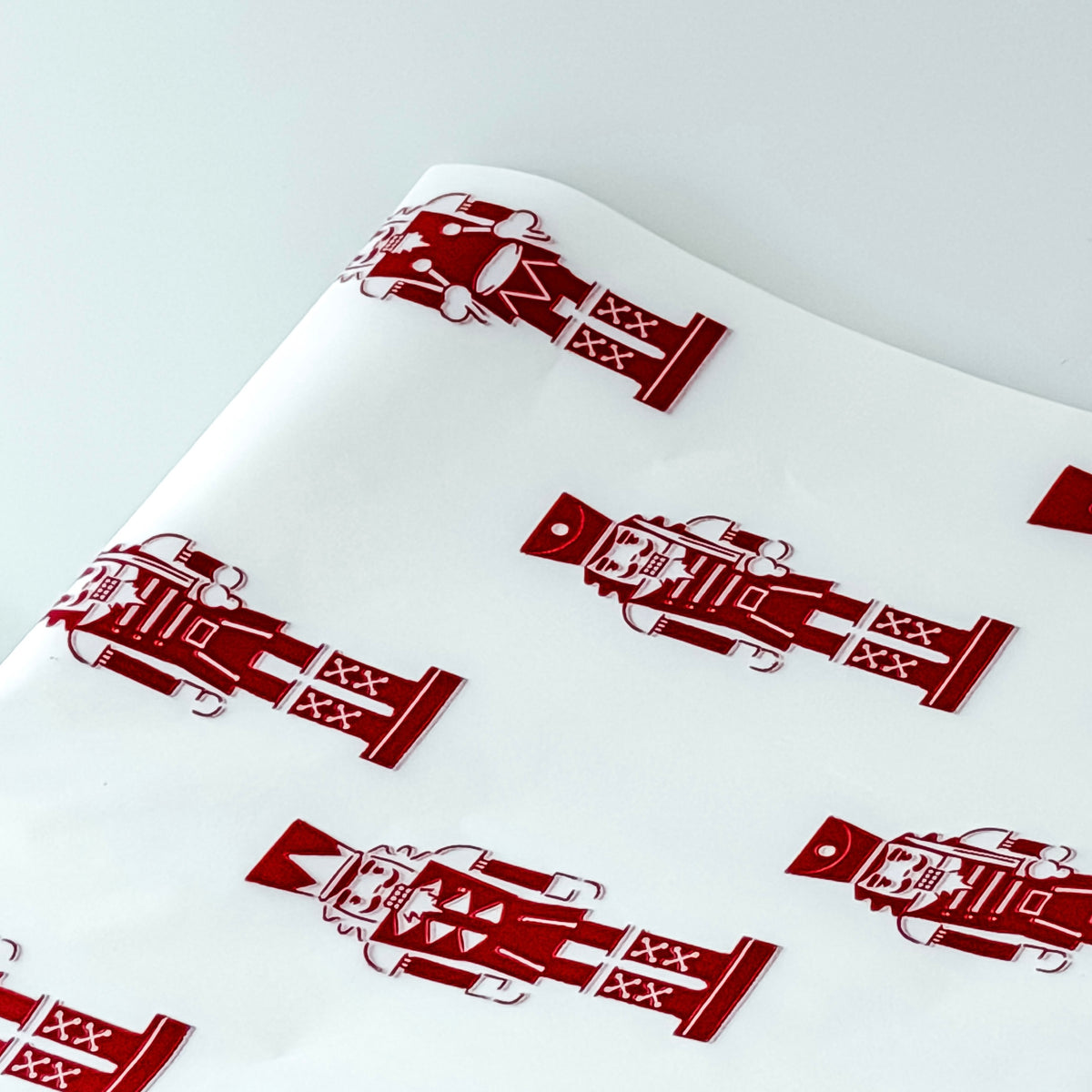 Papel Seda 25 Hojas 62x86cm NUTCRACKER Rojo