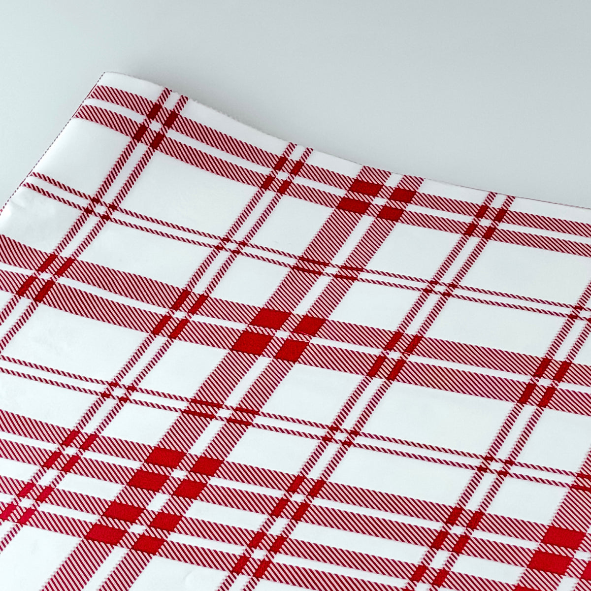 Papel Seda 25 Hojas 62x86cm TARTAN Rojo