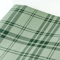 Papel Seda 500 Hojas 62x86cm TARTAN Verde Vintage/Verde Bosque