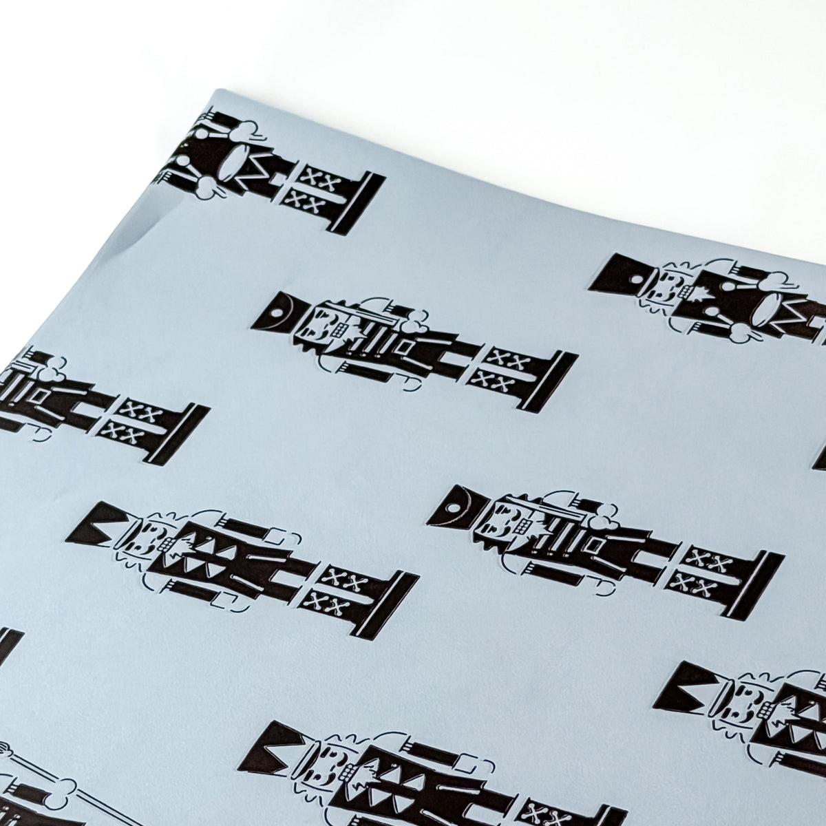 Papel Seda 500 Hojas 62x86cm NUTCRACKER Azul Vintage/Chocolat