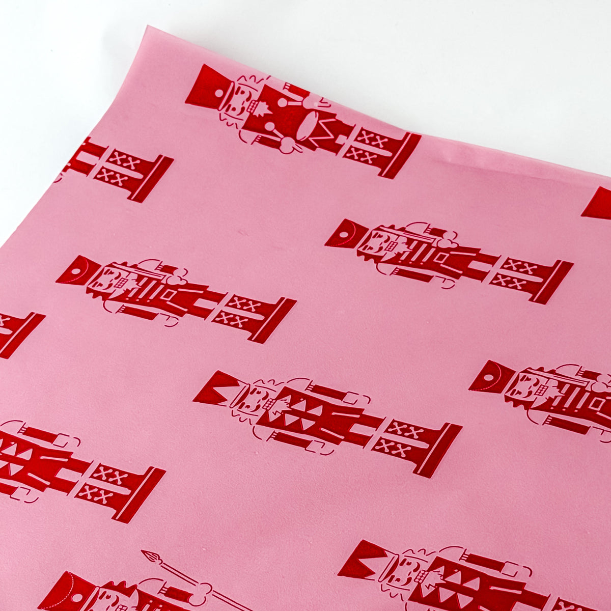 Papel Seda 500 Hojas 62x86cm NUTCRACKER Candy Pink/Rojo