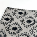 Papel Seda 500 Hojas 62x86cm CROWN Gris Hielo/Negro