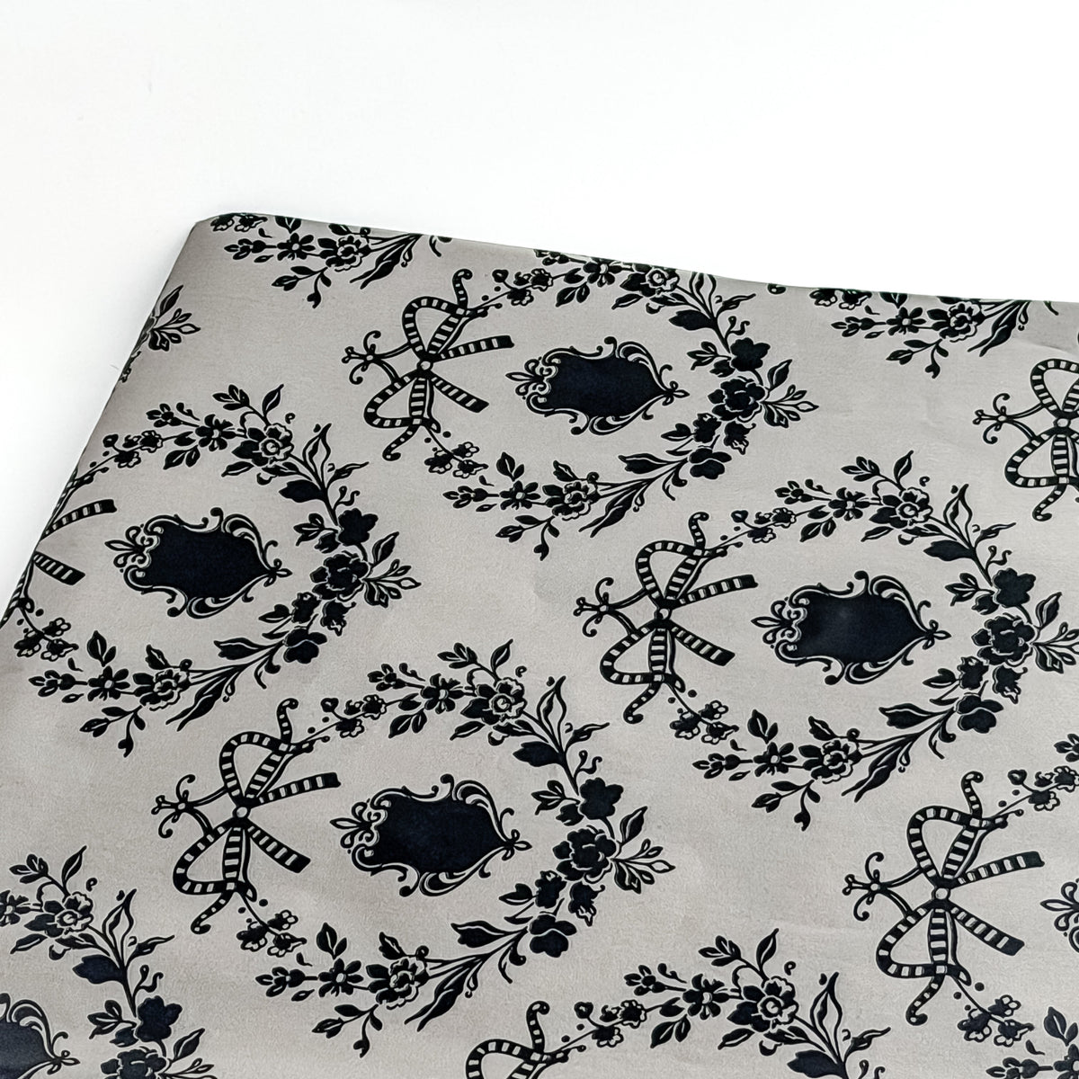 Papel Seda 500 Hojas 62x86cm CROWN Gris Hielo/Negro